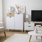 Buffet DEKLIK 80x80 - Blanco 3