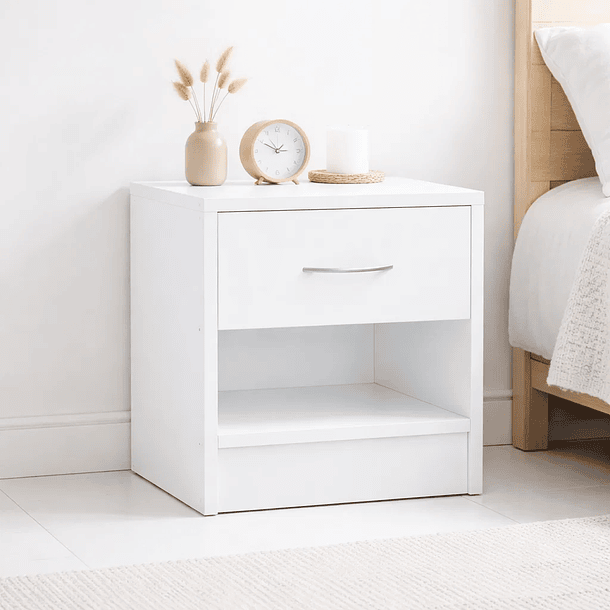 Velador KLAKU 39x41 - Blanco 2