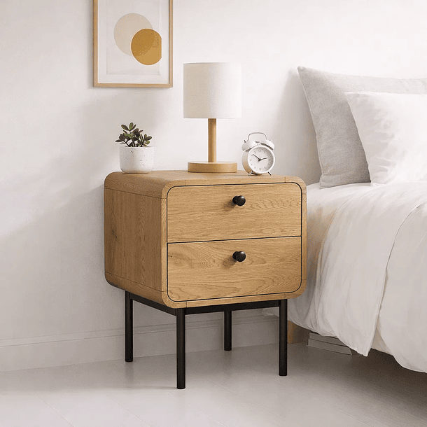 Velador KETIK 40x50 - Madera clara 2