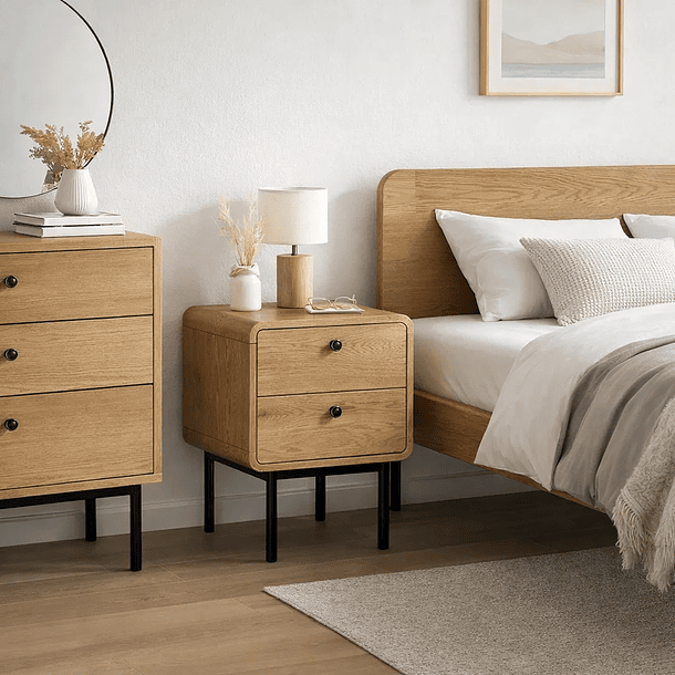 Velador KETIK 40x50 - Madera clara 3