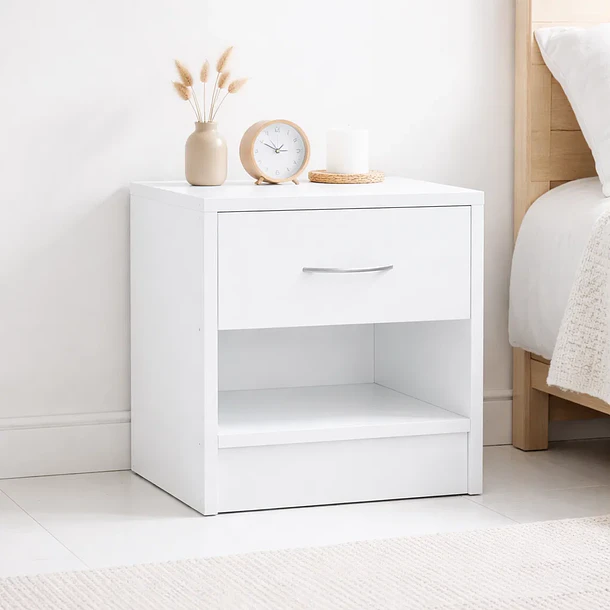 Velador KLAKU 39x28x41 - Blanco 2