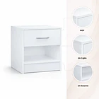 Velador KLAKU 39x28x41 - Blanco 5