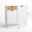 Buffet DEKLIK 80x80 - Blanco 4