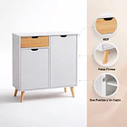 Buffet DEKLIK 80x80 - Blanco 5