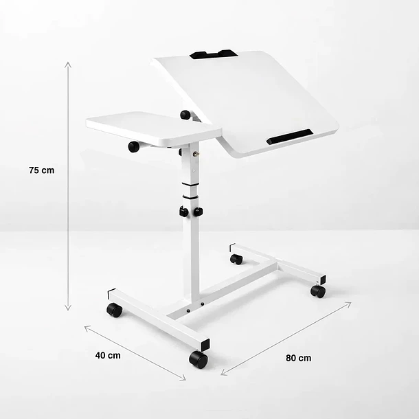 Mesa escritorio ajustable Javna 80x40x75 4
