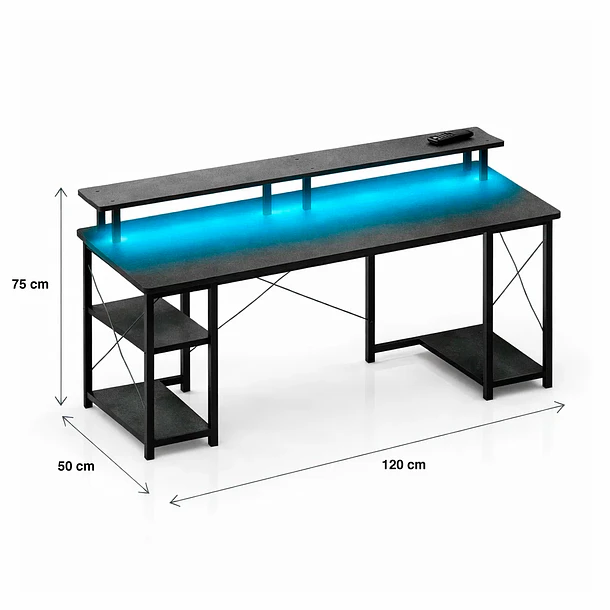 Escritorio gamer Tekna 120x50x75 4