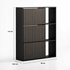 Zapatero Urban Flex - Negro 4