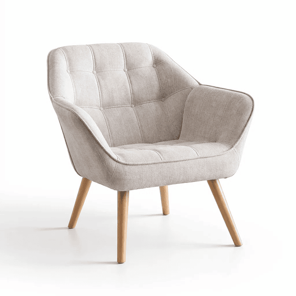 Butaca Decorativa Velvet Chic - Beige - beige 1