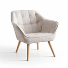 Butaca Decorativa Velvet Chic - Beige - beige 1