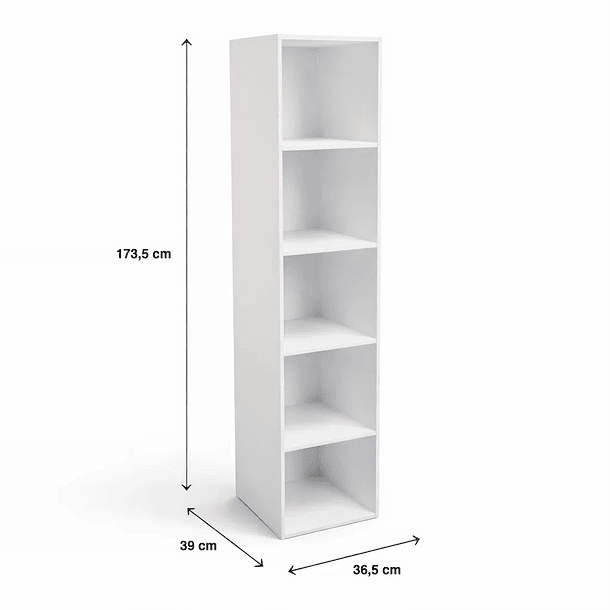 Estante Eiry 5 Color Blanco 4