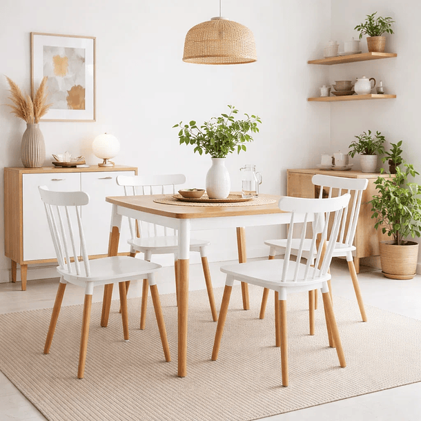 Pack de 2 Sillas Windsor Blancas 3