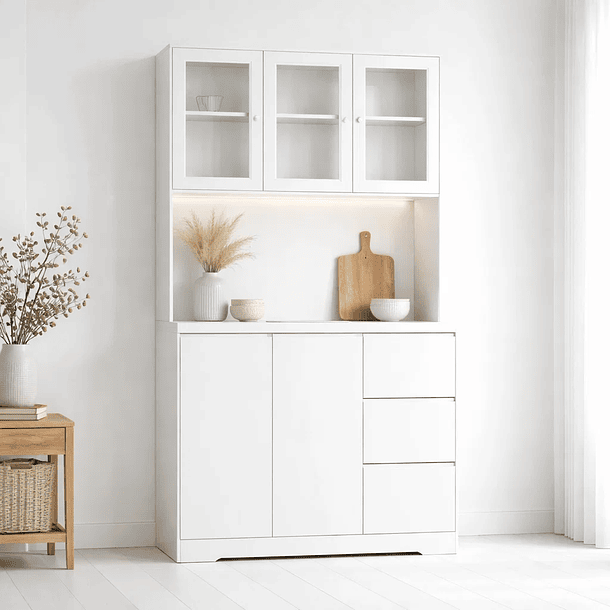 Mueble Buffet Alto LumiGlass 2