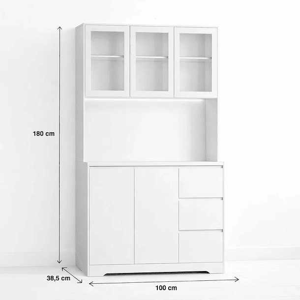 Mueble Buffet Alto LumiGlass 4