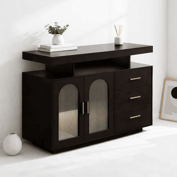 Mueble Cafetero GlassLight con LED 2