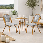 Silla Bistro de Exterior Resistente al Agua y al Sol 3