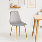 Pack de 2 Sillas Spoon Terciopelo - Gris 2