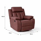 Sillón Solvi - Café oscuro 4