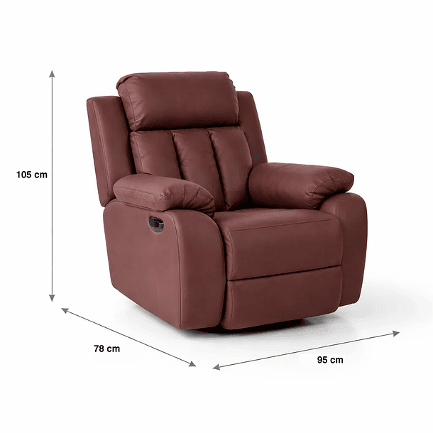 Sillón Solvi - Café oscuro 4