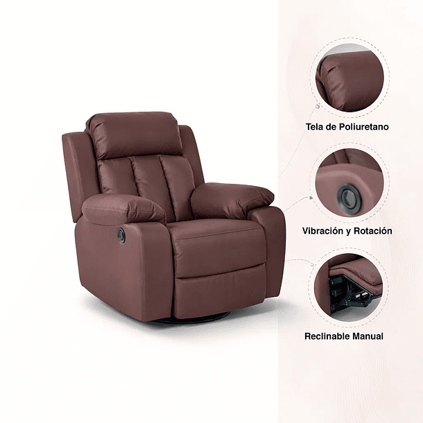 Sillón Solvi - Café oscuro 5