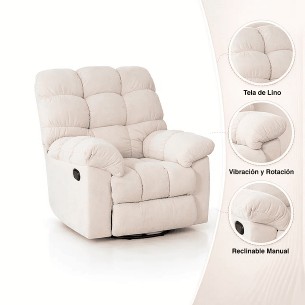 Sillón Leifur - Beige 5