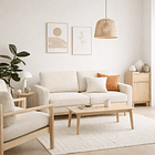 Sofá Velvet Beige Luxe 3