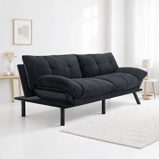 Sofá Cama PlushFlex Negro 2