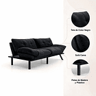 Sofá Cama PlushFlex Negro 5