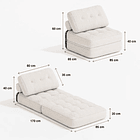 Sillón Plegable SoftNest Blanco 4