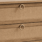 Velador Duna Rattan Ancho con Cajones de Ratán 6