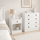 Velador Luma Mini con Enchufe Integrado Compacto - Blanco 3