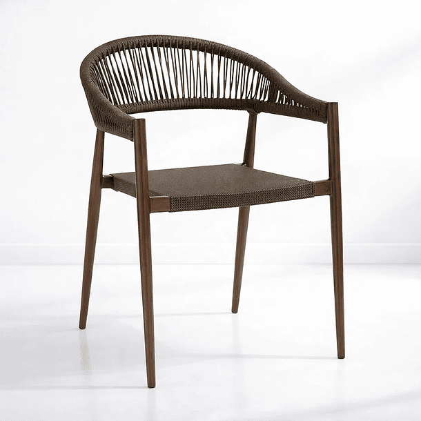 Silla de Terraza Douce - Aluminio y Rattan 1