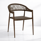 Silla de Terraza Douce - Aluminio y Rattan 1