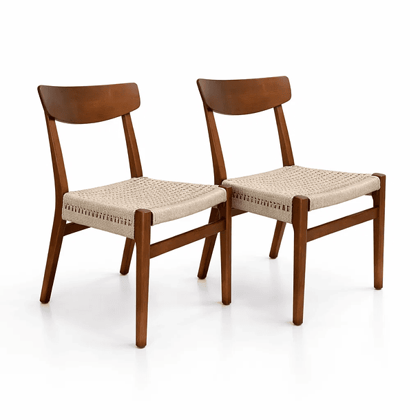 Pack de 2 Sillas Koda Madera - Natural 1