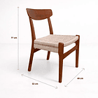 Pack de 2 Sillas Koda Madera - Natural 4