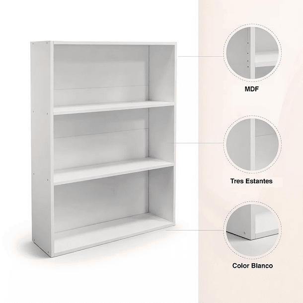 Estante CleanLine Color Blanco 5