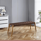 Banqueta Austral 120cm - Cinta Tejida de Nailon café 4