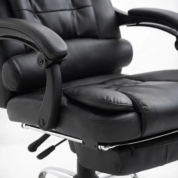 Silla ejecutiva masajeadora negra 6