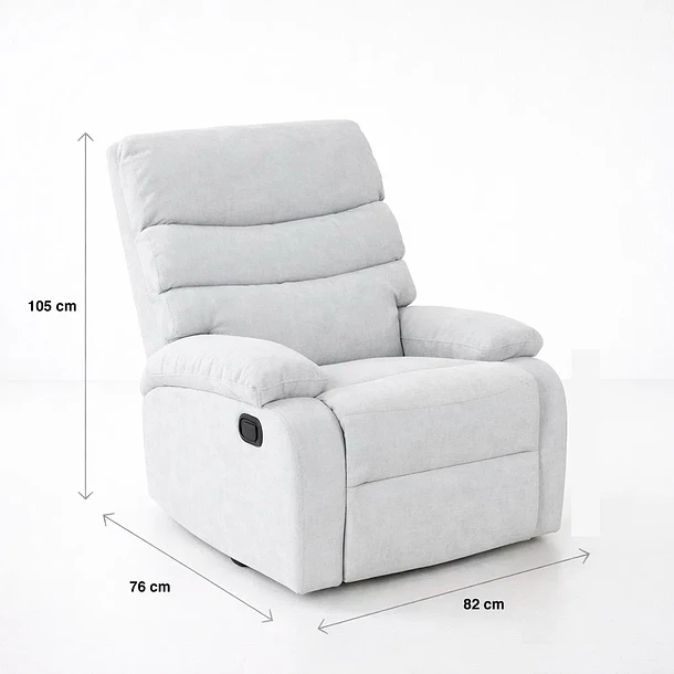 Sillón Bjorny - Gris claro 4