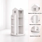 Estanteria para niños giratoria - blanco 5