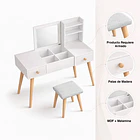 Escritorio tocador blanco 5