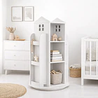 Estanteria para niños giratoria - blanco 3
