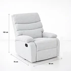 Sillón Bjorny - Gris claro 4