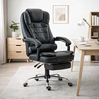 Silla ejecutiva masajeadora negra 3