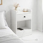 Velador Luma Mini con Enchufe Integrado Compacto - Blanco 2