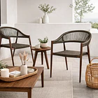 Pack de 2 Sillas de Terraza Douce - Aluminio y Rattan 3