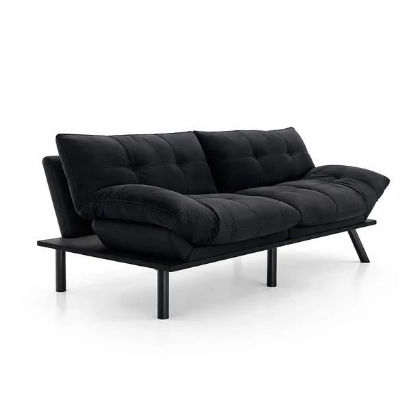 Sofá Cama PlushFlex Negro 1