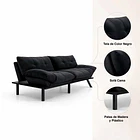 Sofá Cama PlushFlex Negro 5