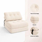 Sillón Plegable SoftNest Blanco 5