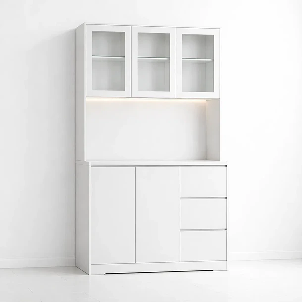 Mueble Buffet Alto LumiGlass 1