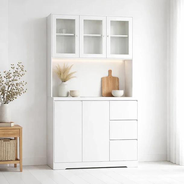 Mueble Buffet Alto LumiGlass 2